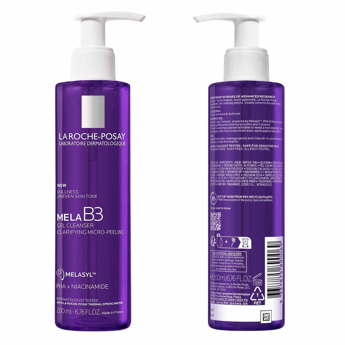 mela-b3-facial-gel-cleanser-with-melasyltm-niacinamide-g7 7_LaRochePosay-Product-MelaB3-MelaB3Cleanser-200ml-03337875890069-Back Packshot_REV.jpg
