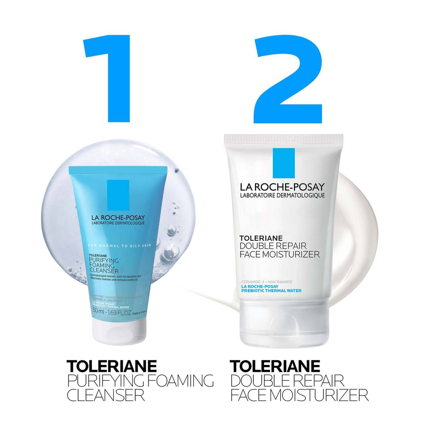 toleriane-purifying-foaming-cleanser-and-toleriane-double-repair-face-moisturizer-travel-set-z1 AmazonSet-TolerianePurifyingCleanser100ml-TolerianeDRM_routine.jpg