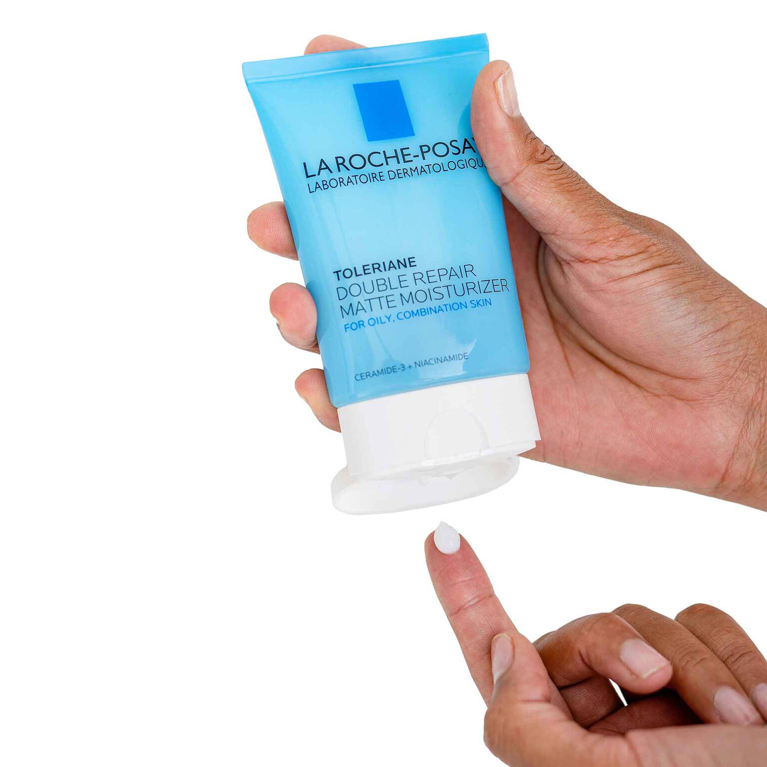 toleriane-double-repair-matte-face-moisturizer-for-oily-skin-v4 la-roche-posay-toleriane-matte-lotion-on-finger.jpg